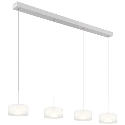 GLOBO LIGHTING LED Pendelleuchte »BELINDA« LED-Modul 1 Stk. Tageslichtweiß Hängelampe/Hängeleuchte/Wohnzimmer/Esstisch/elegant