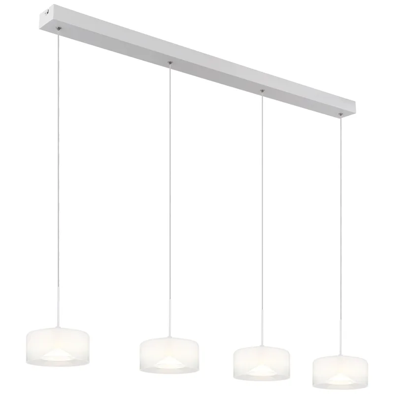 GLOBO LIGHTING LED Pendelleuchte »BELINDA« LED-Modul 1 Stk. Tageslichtweiß Hängelampe/Hängeleuchte/Wohnzimmer/Esstisch/elegant