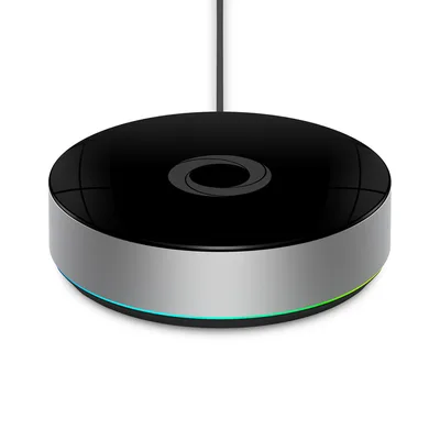 Athom Homey bridge - Android - iOS - Amazon Alexa & Google Assistant - Kabellos - Schwarz - Silber - 80 mm - 546 g (HOMEY-BRIDGE-EU-01)