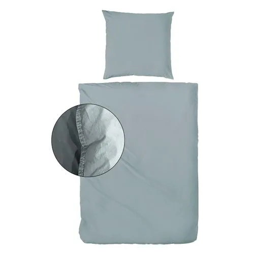 Primera Bettwäsche »Stone-Washed in Gr. 135x200, 155x220 oder 200x200 cm« 3 Stk. tlg. 100% Baumwolle, Bettwäsche in feinem Knitterlook, weicher Griff