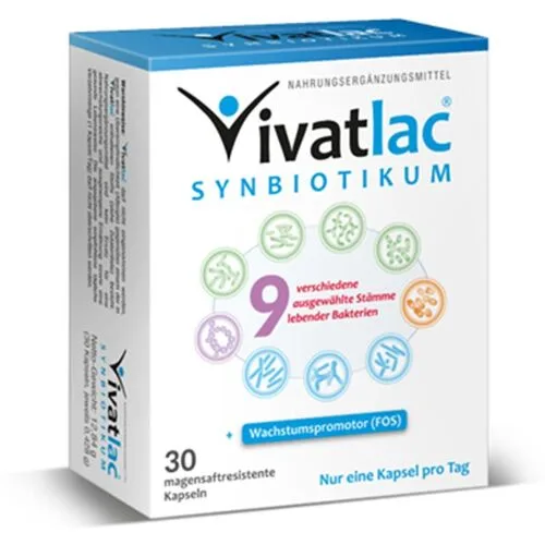 Vivatlac Synbiotikum magensaftresistente Kapseln 30 St magensaftresistent